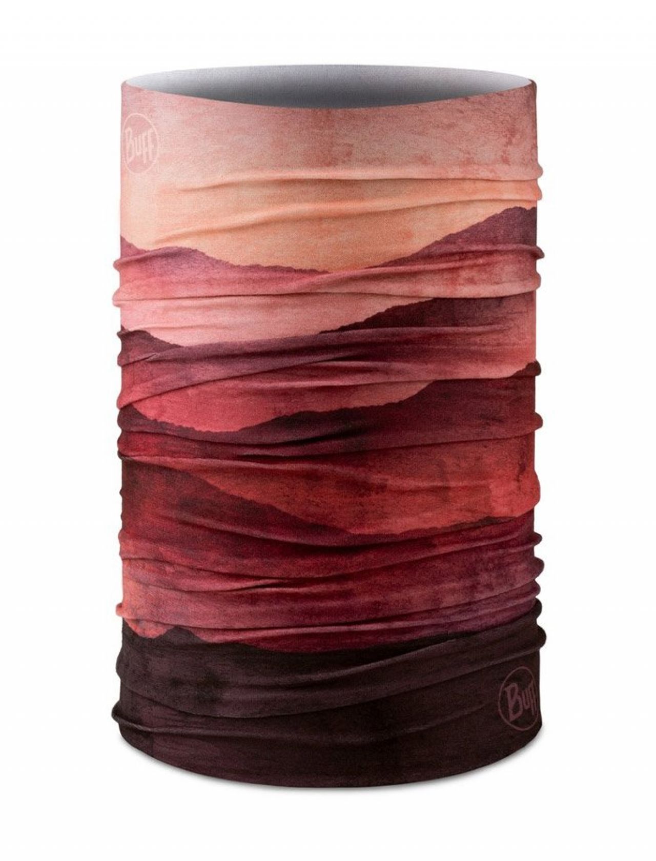 BUFF TOUR DE COU ORIGINAL ECOSTRETCH LISE MAROON Foulard multifonction