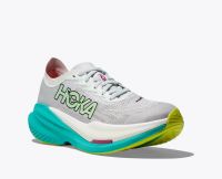 HOKA MACH X 2 FROST ET ELECTRIC AQUA Chaussures de running