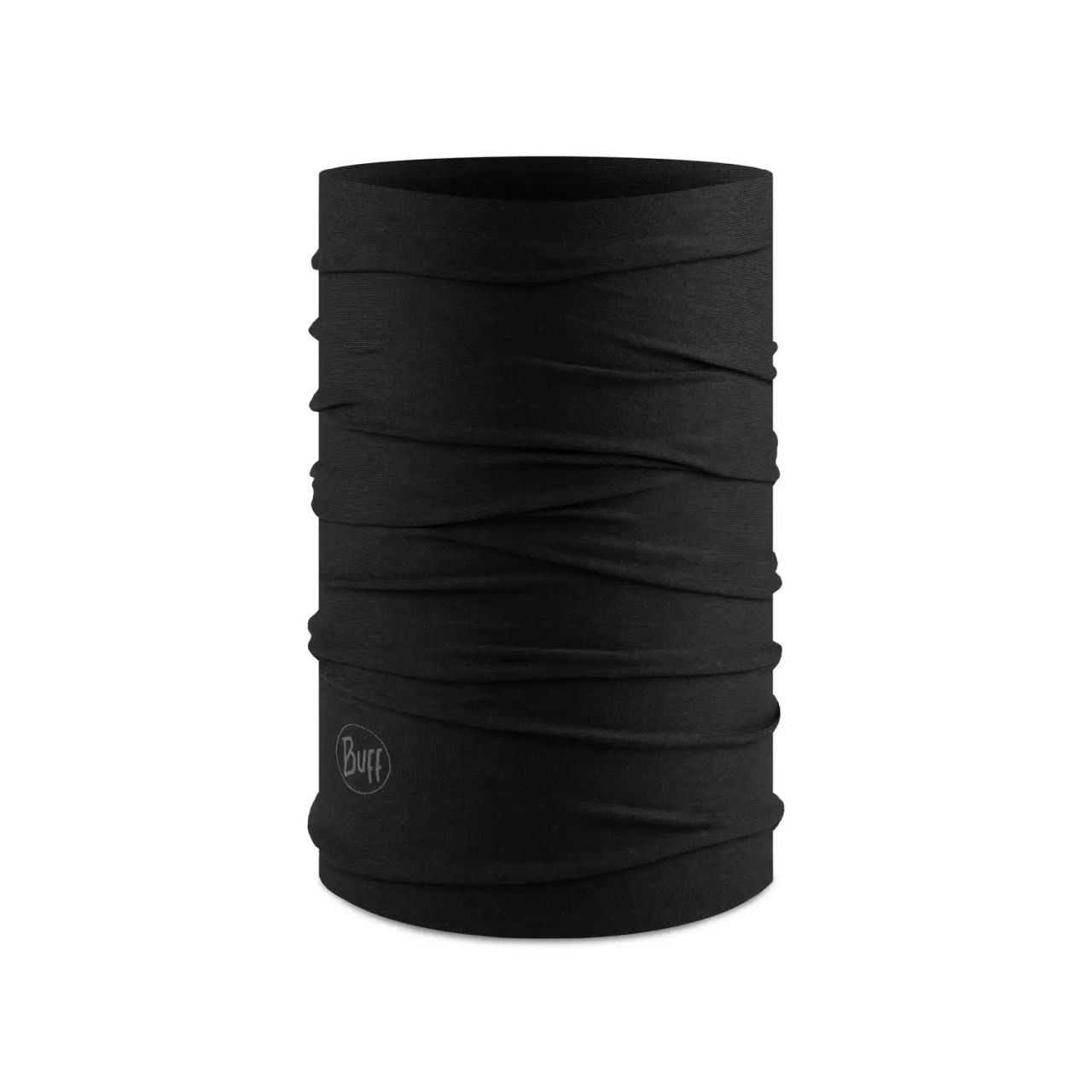 BUFF TOUR DE COU ORIGINAL ECOSTRETCH SOLID BLACK Foulard multifonction