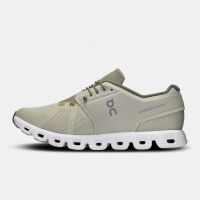 ON RUNNING CLOUD 5 CHALK ET GROVE Chaussures de running pas cher