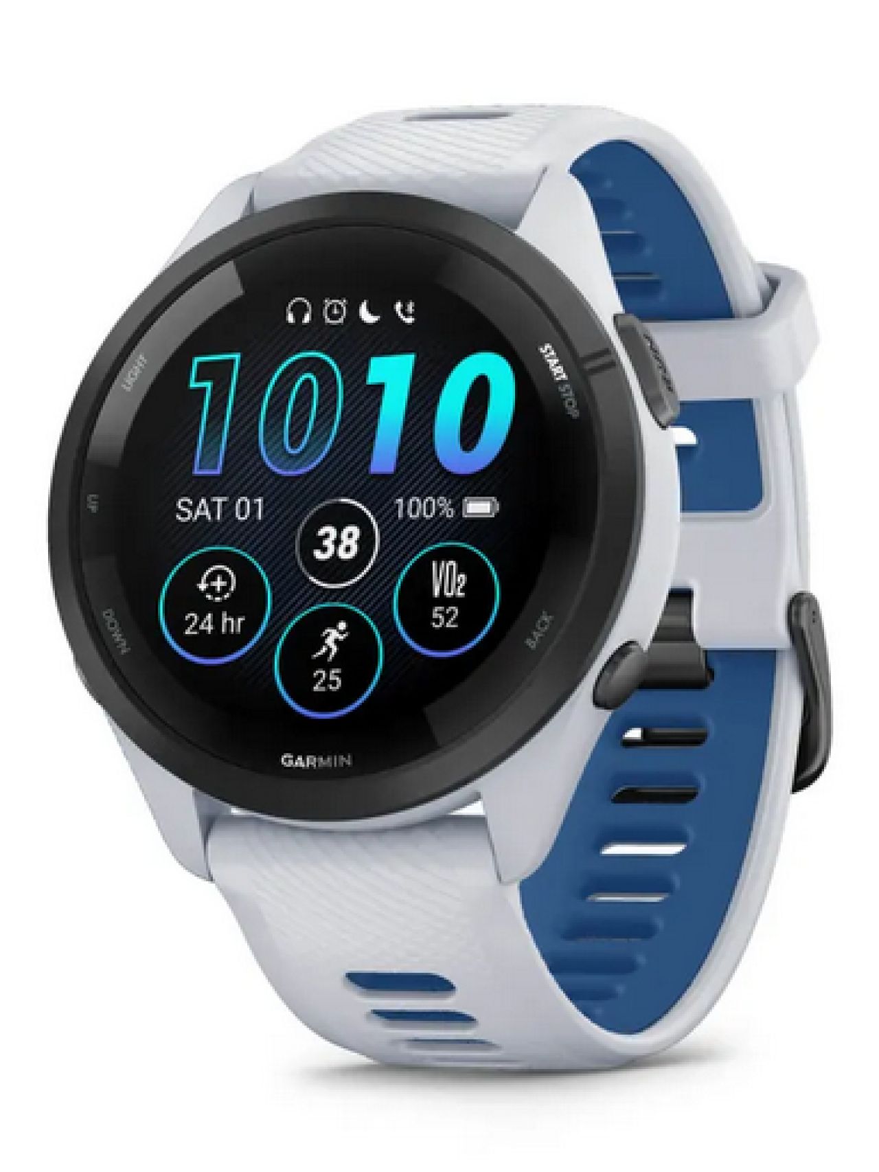 GARMIN FORERUNNER 265 WHITESTONE Montre cardio GPS