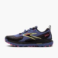 BROOKS CASCADIA 18 GTX GREY BLUE ET PINK Chaussures de trail pas cher