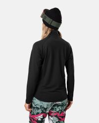 KARI TRAA EVELYN SKY MIDLAYER BLACK  Seconde couche chaude pas cher