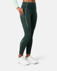 KARI TRAA ISABEL TIGHTS PINE Collant running femme pas cher