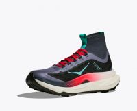 HOKA TECTON X 3 STORMY SKIES ET CERISE Chaussures de trail pas cher