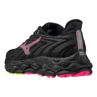 MIZUNO WAVE SKY 8 BLACK SILVER ET PINK Chaussures de running pas cher