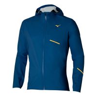 MIZUNO  TRAL WATERPROOF 20K ER JACKET ESTATE BLUE Veste running etanche