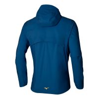 MIZUNO  TRAL WATERPROOF 20K ER JACKET ESTATE BLUE Veste running etanche pas cher