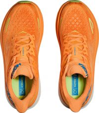 HOKA CLIFTON 9 SOLAR FLARE LETTUCE  Chaussures de running pas cher