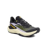 SALOMON GENESIS BLACK ET SULPHUR SPRING Chaussures de trail