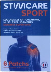 STIMCARE SPORT MEMBRES SUPERIEURS Boite de 6 patchs