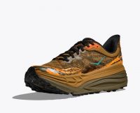 HOKA STINSON 7 HONEY ET ANTIQUE OLIVE Chaussures de trail pas cher