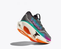 HOKA CIELO X1 BLACK ET ELECTRIC AQUA Chaussures avec plaque carbone pas cher