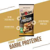 BAOUW BARRE PROTEINEE 50G POMME CANNELLE  Barre energetique pas cher