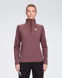 DAEHLIE HALF ZIP GRID WILD BERRY Seconde couche pas cher