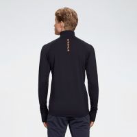 DAEHLIE FULL ZIP DAVOS BLACK  Seconde couche homme pas cher
