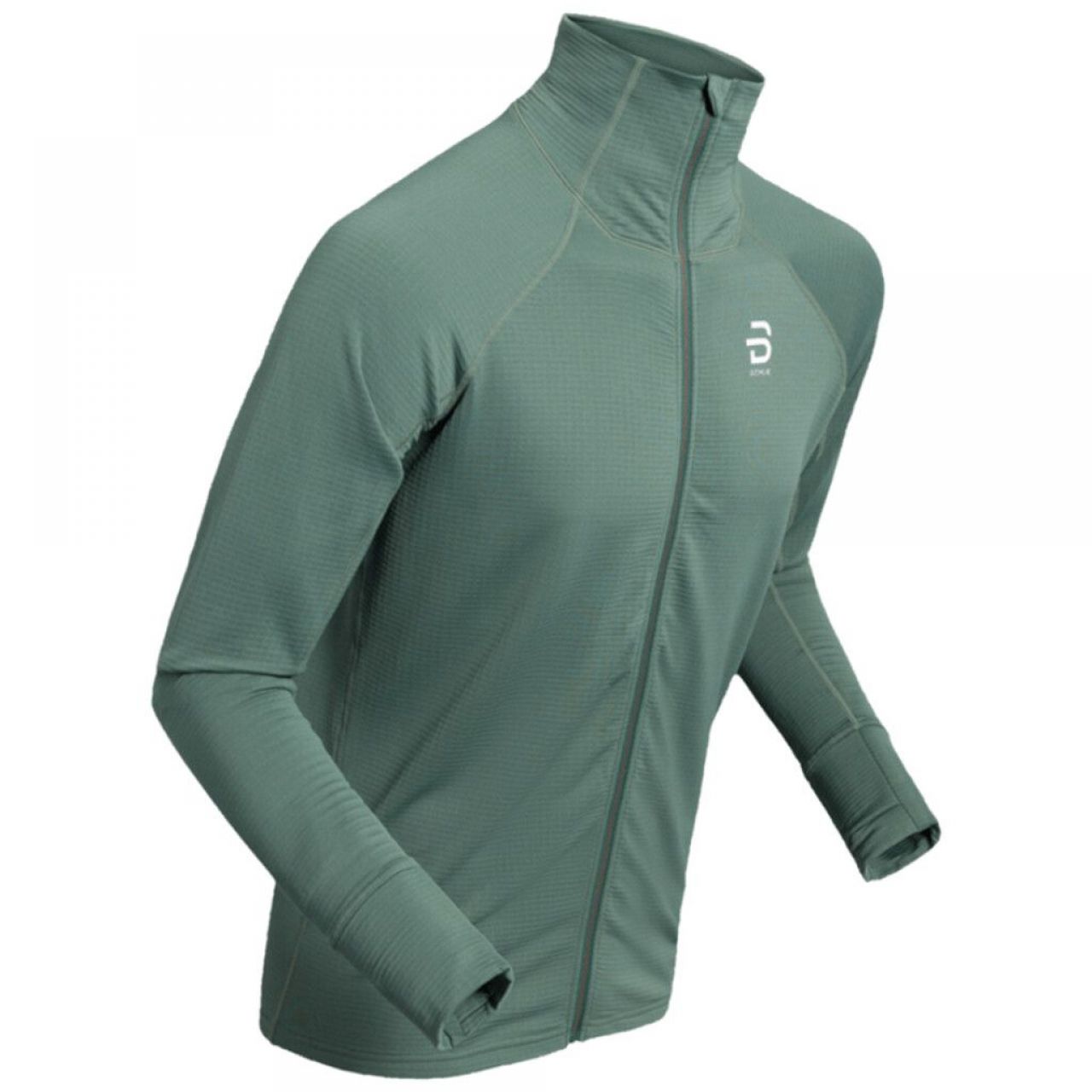 DAEHLIE FULL ZIP DAVOS DARK FORREST  Seconde couche homme