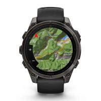 GARMIN FENIX 8  AMOLED SAPHIRE TITANE CARBON GREY 47mm pas cher