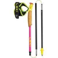 LEKI BATONS ULTRA TRAIL FX ONE SUPERLITE ROSE ET JAUNES Batons de trail pas cher