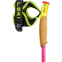 LEKI BATONS ULTRA TRAIL FX ONE SUPERLITE ROSE ET JAUNES Batons de trail pas cher