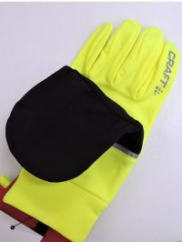 CRAFT GANTS HYBRID WEATHER  Gants chauds 2 en 1 pas cher