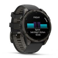 GARMIN FENIX 8  AMOLED SAPHIRE TITANE CARBON GREY 51mm pas cher