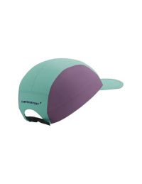COMPRESSPORT 5 PANEL LIGHT CAP SHELL BLUE ET GRAPE Casquette running pas cher