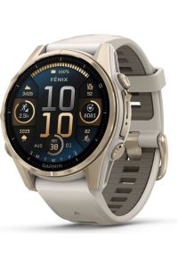 GARMIN FENIX 8  AMOLED SAPHIRE TITANE SOFT GOLD FOG GRAY 43mm
