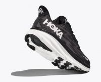 HOKA CLIFTON 9 BLACK ET WHITE Chaussures de running pas cher