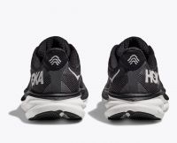 HOKA CLIFTON 9 BLACK ET WHITE Chaussures de running pas cher