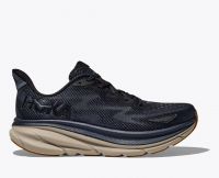 HOKA CLIFTON 9 BLACK ET VARSITY NAVY  Chaussures de running pas cher