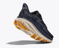 HOKA CLIFTON 9 BLACK ET VARSITY NAVY  Chaussures de running pas cher