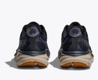HOKA CLIFTON 9 BLACK ET VARSITY NAVY  Chaussures de running pas cher