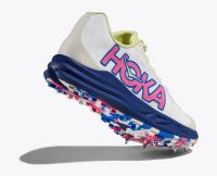 HOKA CRESCENDO XC WHITE ET BLUEBERRY Pointes athletisme pas cher