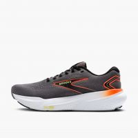 BROOKS GLYCERIN 21 GREY ET MANDARIN RED  Chaussures de running pas cher