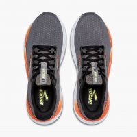 BROOKS GLYCERIN 21 GREY ET MANDARIN RED  Chaussures de running pas cher