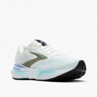 BROOKS ADRENALINE GTS 24 WHITE ET LIMPET SHELL Chaussures de running