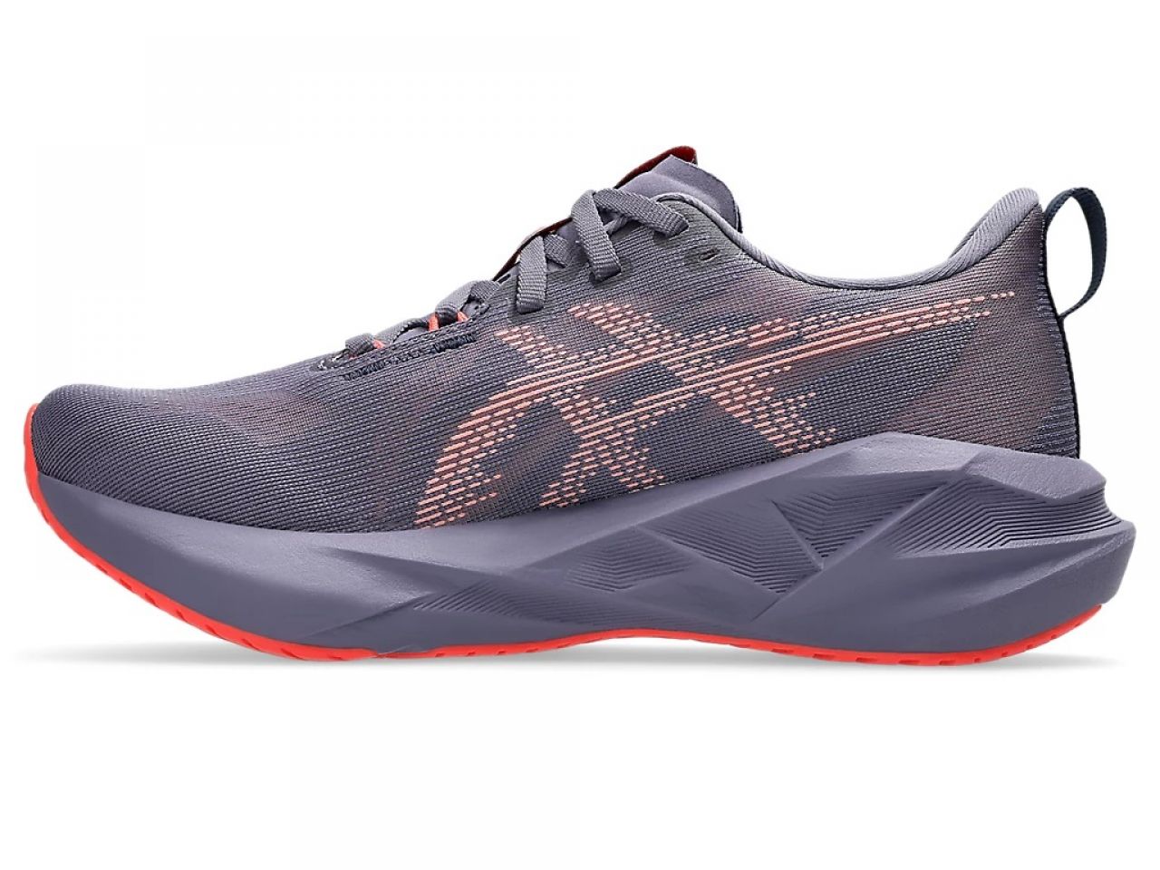 ASICS NOVABLAST 5 GREYISH PURPLE ET CORAL  Chaussures Running