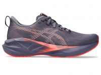 ASICS NOVABLAST 5 GREYISH PURPLE ET CORAL  Chaussures Running pas cher