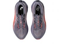 ASICS NOVABLAST 5 GREYISH PURPLE ET CORAL  Chaussures Running pas cher