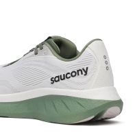 SAUCONY RIDE 18 WHITE ET OLIVINE Chaussures running pas cher