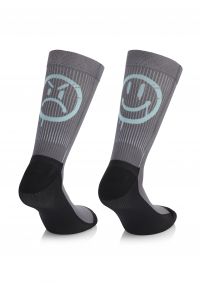 MB WEAR CHAUSSETTE TRAIL SPIRIT SMILE GREY Chaussettes de trail