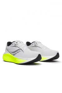 SAUCONY TRIUMPH 22 WHITE ET CITRON Chaussures running saucony pas cher