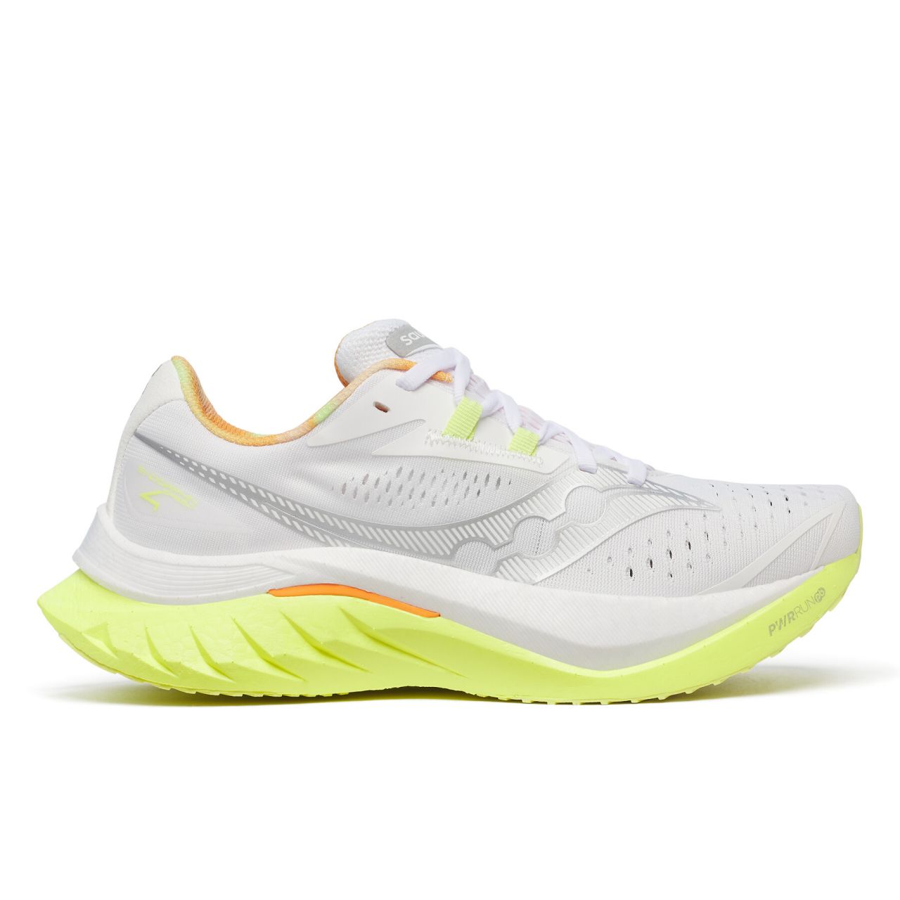 SAUCONY ENDORPHIN SPEED 4 WHITE ET SUNNY  Chaussures running saucony