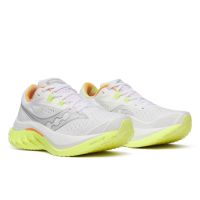 SAUCONY ENDORPHIN SPEED 4 WHITE ET SUNNY  Chaussures running saucony pas cher