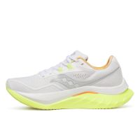 SAUCONY ENDORPHIN SPEED 4 WHITE ET SUNNY  Chaussures running saucony pas cher