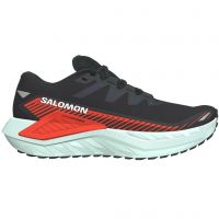 SALOMON DRX DEFY GRAVEL BLACK ET CHERRY TOMATO Chaussures de trail pas cher