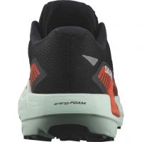 SALOMON DRX DEFY GRAVEL BLACK ET CHERRY TOMATO Chaussures de trail pas cher