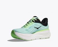HOKA BONDI 9 LUNA MOTH ET BLUE SPARK  Chaussures de running pas cher