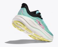 HOKA BONDI 9 BLUE SPARK ET MINT FLUORITE  Chaussures de running pas cher